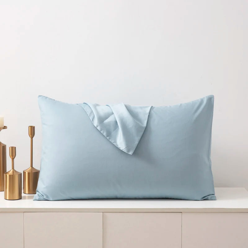 60S High Quality Egyptian Cotton Pillow Case Solid Color Home Hotel Bedding Pillow Cover Brief Style Pillowcase