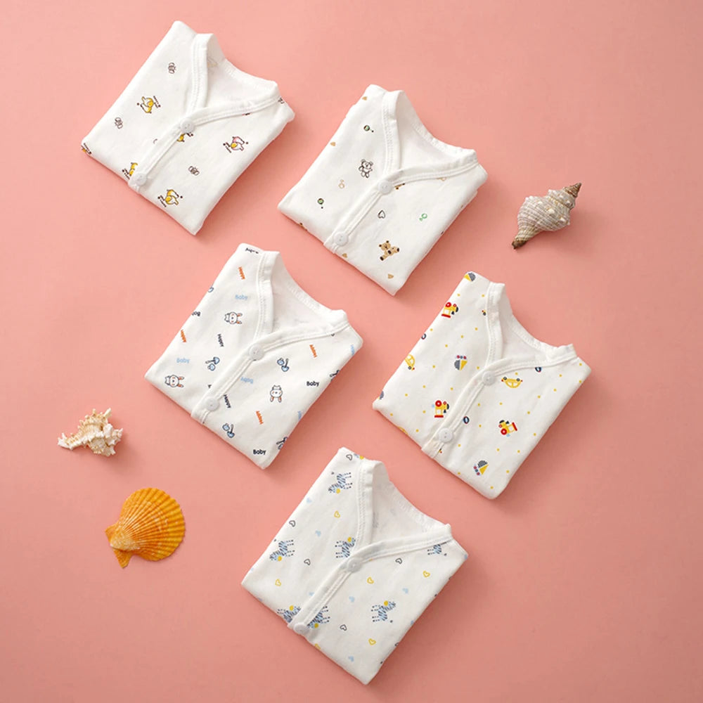 Newborn Baby Clothes Set – 100% Cotton Long Sleeve Top & Pants | Boy & Girl | 0-3 Months