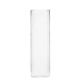 Crystal Clarity with Endless Possibilities | Clear Cylindrical Flower Vase for Home, Events & Floral Styling