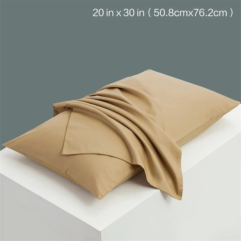 1pc Solid Color Pillow Cover 20 in x 30 in (50x76cm) Rectangular White Pillowcase Bedding Pillow Case