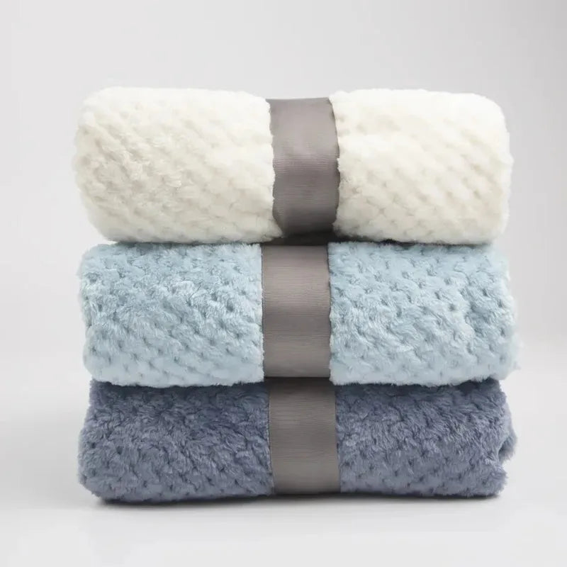 Baby Blanket Gift Set – 2 Pack | Ultra-Soft Fleece | Swaddle & Stroller Cover | Baby Shower, Birthday & Christmas Gift
