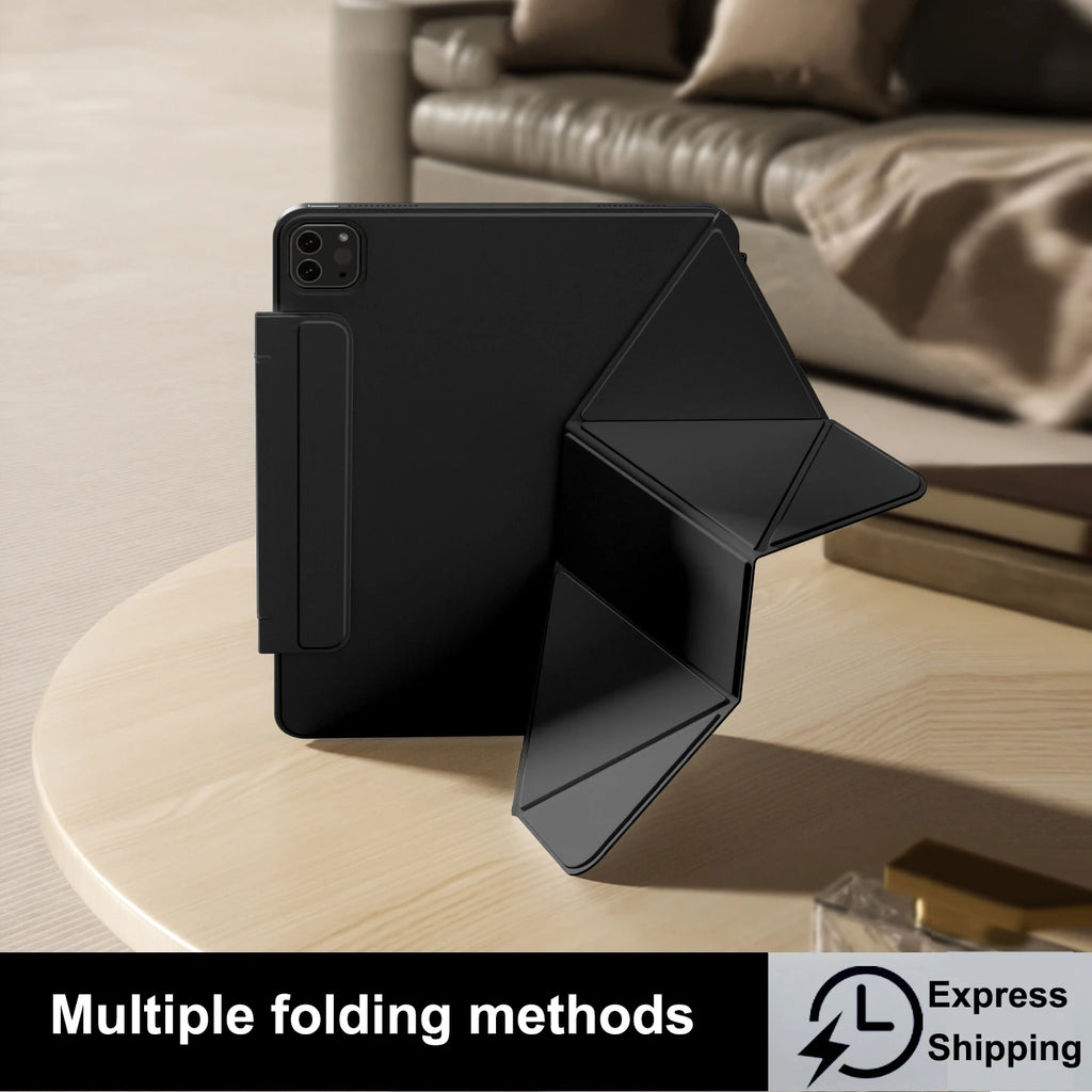 Smart Folio Cover for iPad A16 Case 11th 2026 iPad Air 11 M5 M4 M3 Funda iPad Pro 13 12.9 5th 6th Gen Mini A17 Magnetically Capa