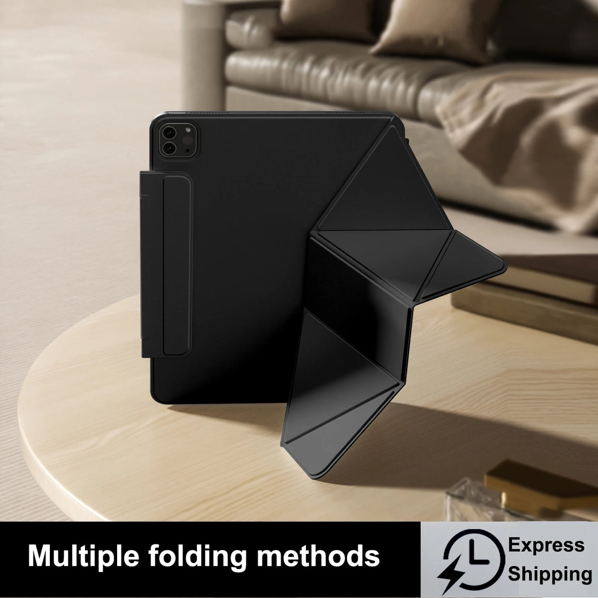 Smart Folio Cover for iPad A16 Case 11th 2026 iPad Air 11 M5 M4 M3 Funda iPad Pro 13 12.9 5th 6th Gen Mini A17 Magnetically Capa