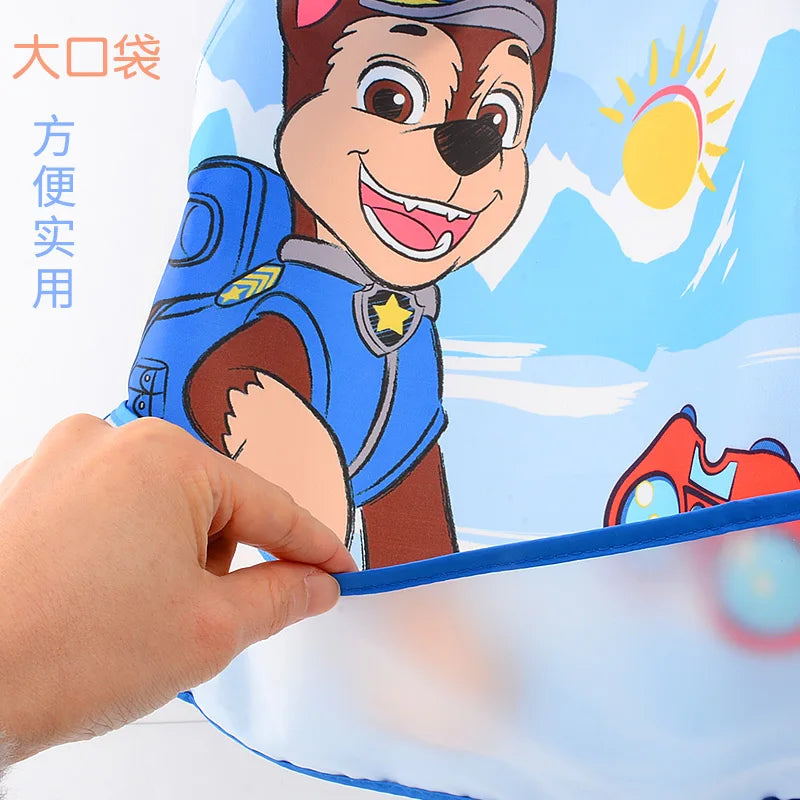 Paw Patrol Baby Bib Gift Set – 2-Piece Waterproof Cartoon Pocket Apron Bibs | Perfect Baby Shower Gift