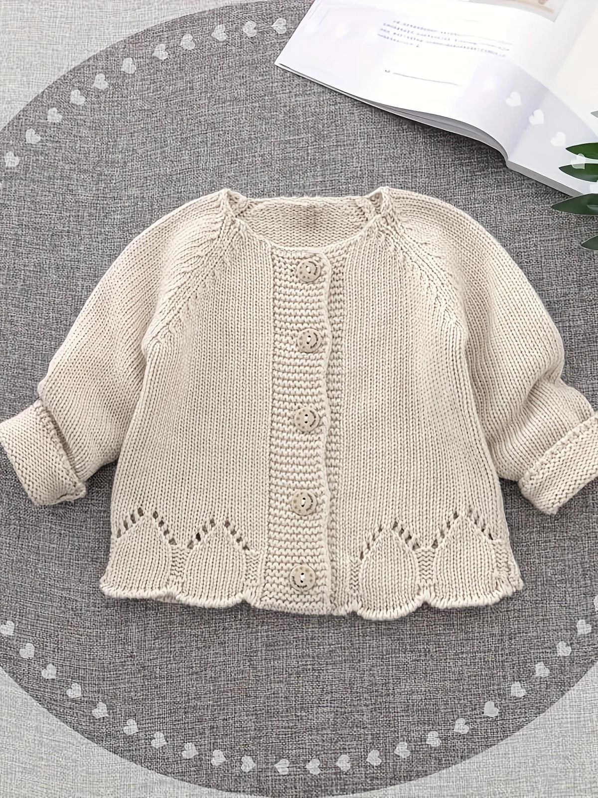 Baby Knitwear Cardigan, Girl's Knitted Knitwear, Kidsren's Spring & Fall Clothing, Women's Outwear, Girl's Style Top