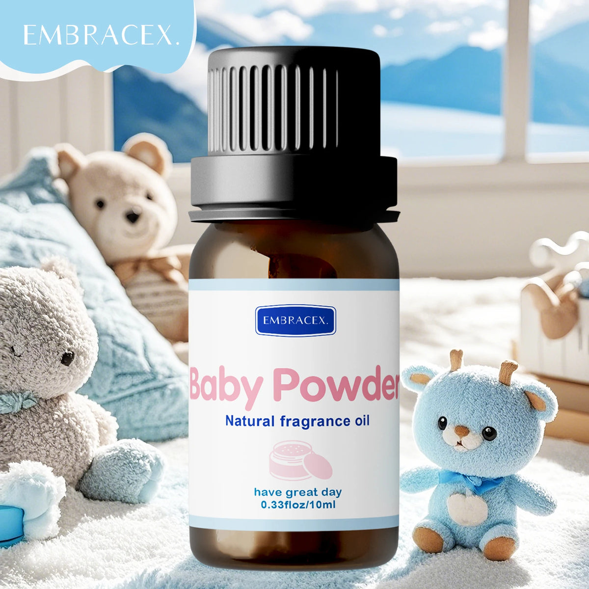 Baby Powder Fragrance Oil – Long-Lasting Warm & Sweet Scent | 10ml Gift Bottle
