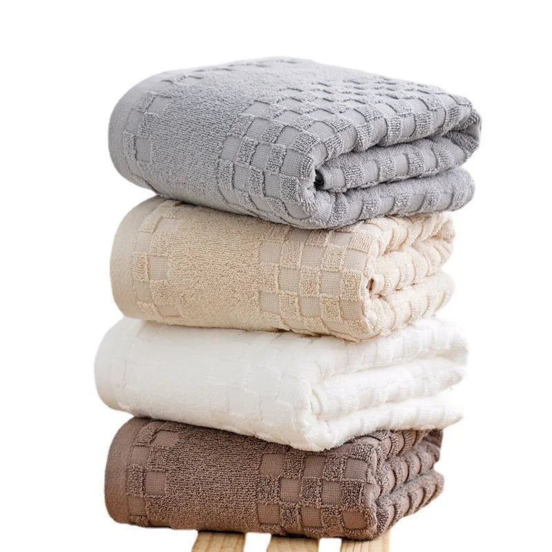 100%pure cotton towel, enlarged and thickened bath towel, quick drying hand wash face towel, bathroom, family hotel, adult apron