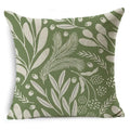 Green Pattern Decorative Cushion Cover Floral Pillow Cover for Car Sofa Decorative Pillow Cover Home Pillow