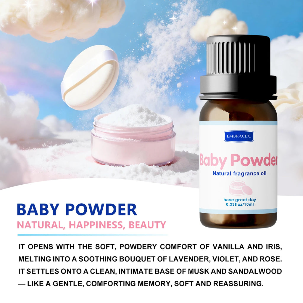 Baby Powder Fragrance Oil – Long-Lasting Warm & Sweet Scent | 10ml Gift Bottle