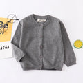 Baby Clothes Boys Cardigan 6 to 9 12 18 24 Months Soft Cotton White Black Gray Light Blue Toddler Girls Sweaters Kids Cardigans