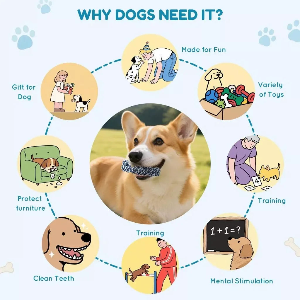 10/6 Kit Teeth Bite Puppy Anti-stress Pet Ranger Teeth Cleaning Mouth
