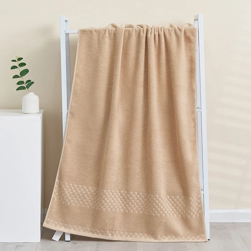 100%pure cotton towel, enlarged and thickened bath towel, quick drying hand wash face towel, bathroom, family hotel, adult apron