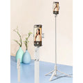 1700mm Wireless Selfie Stick Tripod for Smartphone, Extendable Foldable Phone Stand, Portable Monopod with Stable Shooting