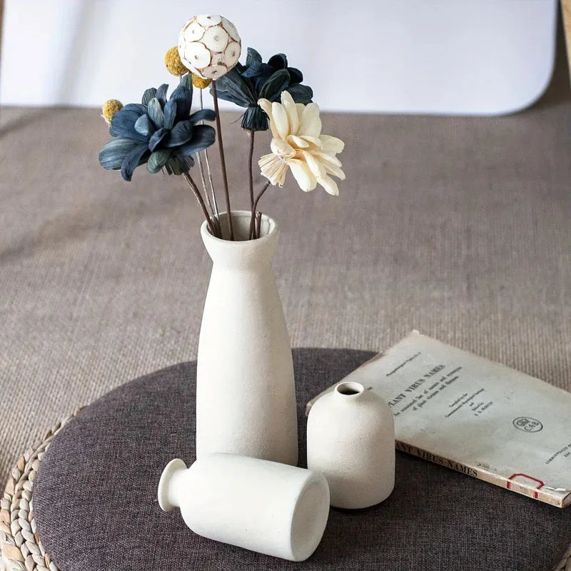 Set of 3 Ceramic Vases | Elevate Every Room with Timeless, Gallery-Worthy & Style