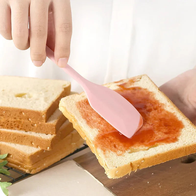 New Silicone cream spatula Non-stick butter spatula Heat-resistant kitchen baking tools DIY cake baking tools Ice Cream tools
