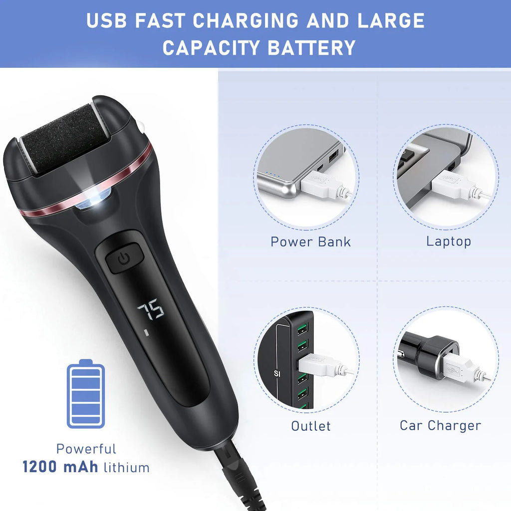 Electric Foot Sandpaper Electric Foot Callus Remover Electric Foot Grinder  Pedicure  pedicure machine pedicure tools