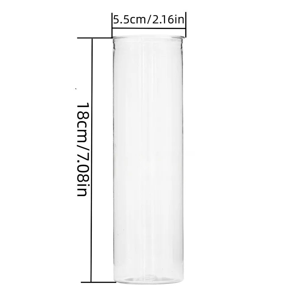 Crystal Clarity with Endless Possibilities | Clear Cylindrical Flower Vase for Home, Events & Floral Styling