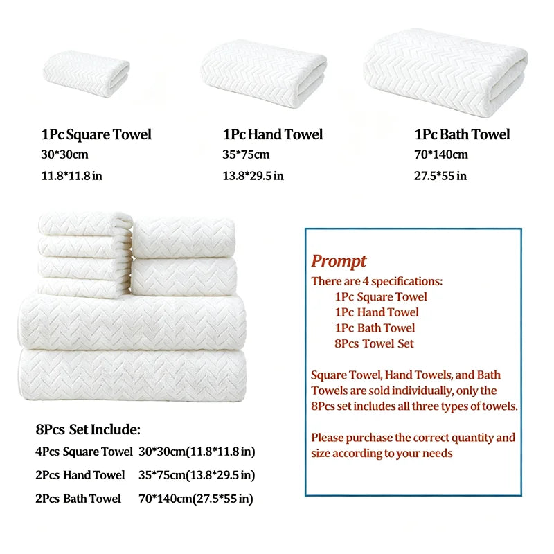High Quality Thick Coral Velvet Bath Towels, Soft and Absorbent Towels, Sports Beach Towels for Home and Hotel Use